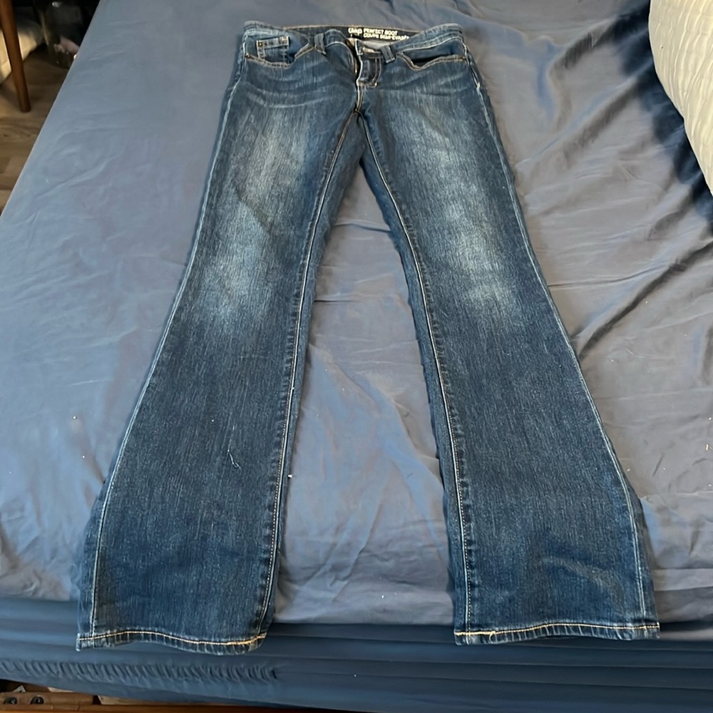 Gap, perfect boot size 0 jeans